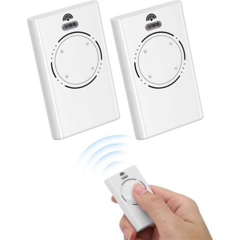 Lot de 2 télécommandes de porte de garage, 868 MHz, 4 canaux, compatibles avec XT4 868 SLH et XT2 868 SL. (1/5)