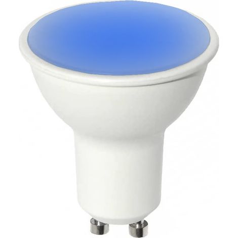 Lampada faretto 6W luce lampadina a led attacco con attacco GU10 da 220V blu (1/4)
