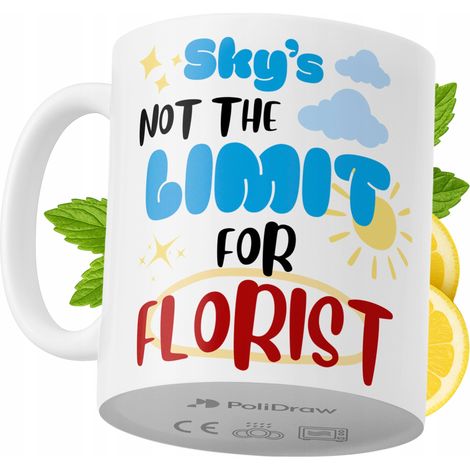 Lustige Kaffee- oder Teetasse mit witzigem Textdesign für Floristen – ideal für Geburtstage, Namenstage, Feiertage und besondere Anlässe. Hochwertige Tasse für Zuhause, Büro und Arbeit. Farbe: Weiß, 3