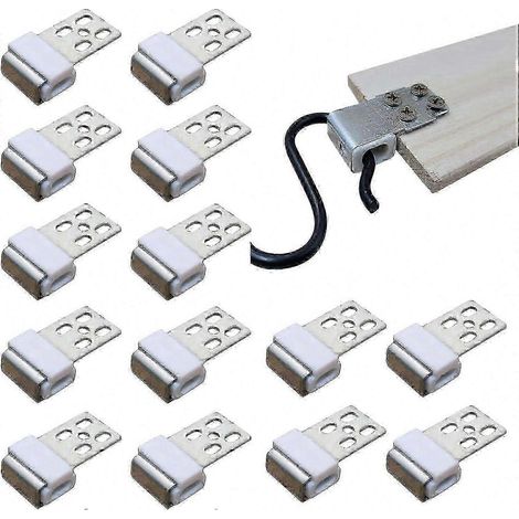 Clips métalliques pour ressorts de canapé, 30 pièces par paquet, clips à ressorts de meubles à 5 trous, compatibles avec les canapés rembourrés, pièces de rechange et de remplacement. (1/5)