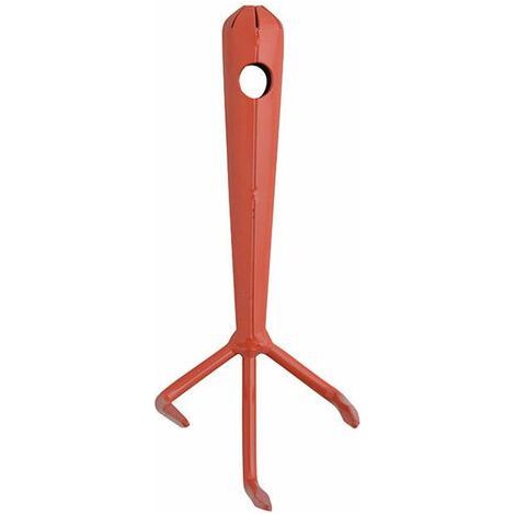 Esschert Design Kleine Handharke Rot 15 cm - Metall (1/2)