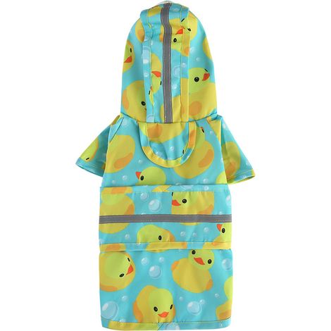 Imperméable pour chien avec cape transparente, adapté aux chiens de petite et moyenne taille. (1/5)