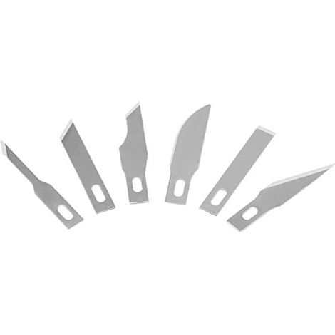 Skalpellklingen Westcott 73001 00 rostbeständig verschiedene Formen