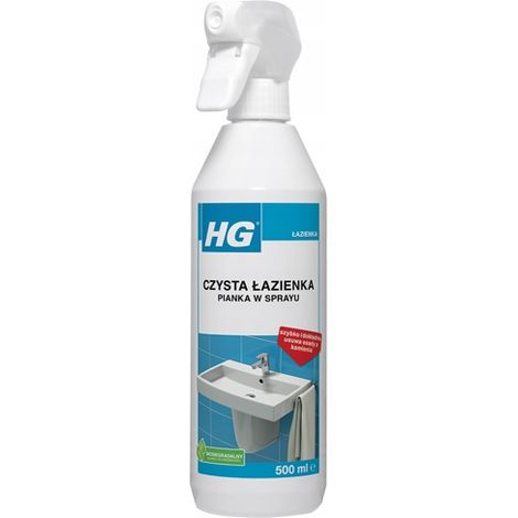 Schiuma detergente professionale per cabine doccia HG 500 ml (1/2)