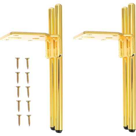 de support m talliques de 20 cm pour meubles lot de 2 pieds (1/5)