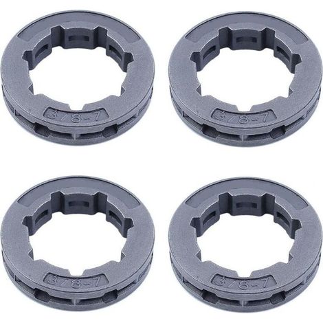 3/8" 7T Pignon de Jante 22mm pour Husqvarna 362 365 371 372 STIHL 046 064 066 MS361 MS362 MS440 MS441 MS460 MS660 Tronçonneuse（4 pièces）