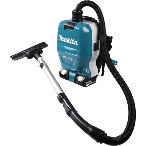 Makita Rucksack Sauger DVC261ZX4 Rucksackstaubsauger mit HEPA Filterelement, 36V