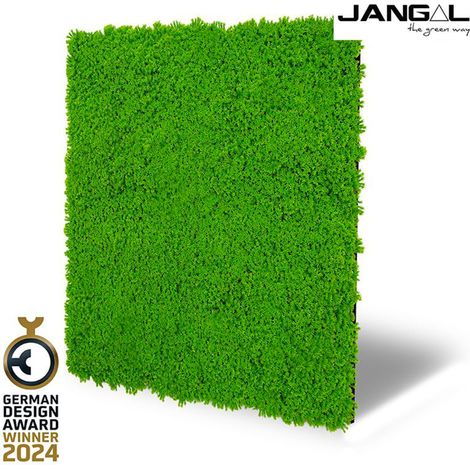 JANGAL Pannelli acustici Modulabili in FLORA sintetica ULTRAREALISTICA 52x52cm mod. LIME GREEN