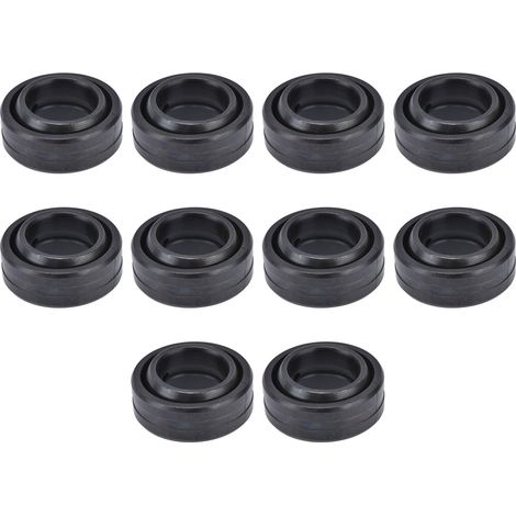 Lot de 10 Roulements Sphériques Radiaux GE20ES pour Équipements, Douilles à Billes à Gorge Profonde, Kit d'Accessoires (1/5)