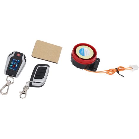 Système d'alarme voiture 2 voies PKE antivol universel avec écran LCD étanche, sécurité véhicule moto, sans TPMS (1/5)