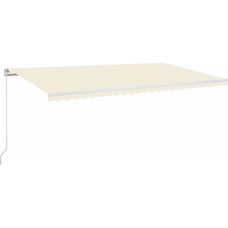 Maison Exclusive - Markise Manuell Einziehbar mit LED 600x350 cm