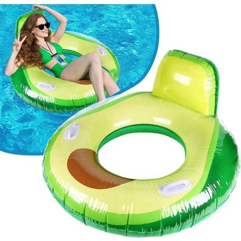 Inflatable rubber swimming buoy for adults and children - For water sports - For summer, beach, parties (1/5)