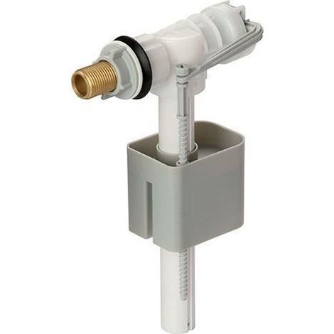 Robinet flotteur latéral pour réservoir WC - NOVOBAIN - Embout en laiton (1/4)