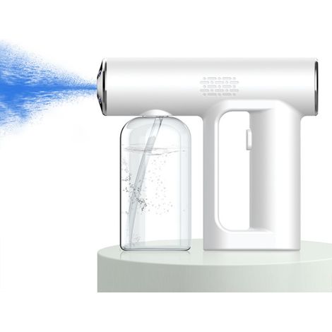 Pulvérisateur électrostatique nano rechargeable portable, nano-atomiseur, pour la maison et les lieux publics, blanc nacré (1/5)