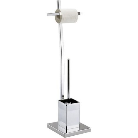 Combiné Wc Pili Chromé Gris MSV (1/5)