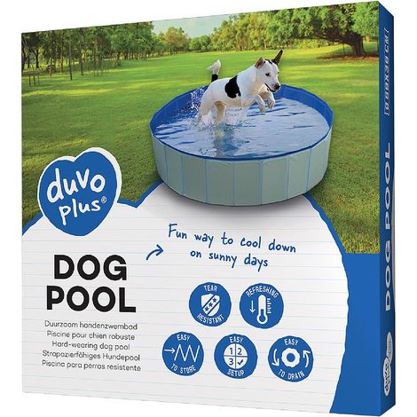 Duvo Duvoplus piscina plegable clara 80 x 30 cm