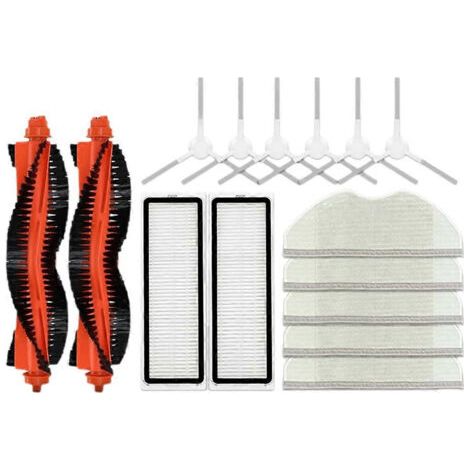 Accessoires pour aspirateur robot Xiaomi S40C / E101 : brosse principale, lingette de nettoyage, filtre HEPA, pièces de rechange (1/5)