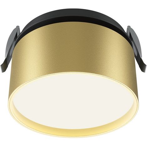 Maytoni Onda Spot encastré CCT 8,5 cm à intensité variable en laiton 2 200-4 000 K (1/2)