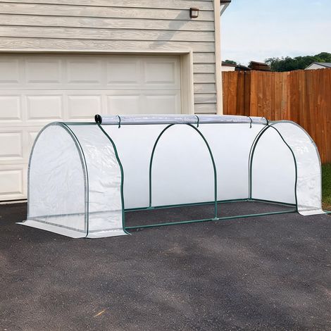 Serre de jardin transparente en acero PVC 250 x 100 x 80 cm (1/5)