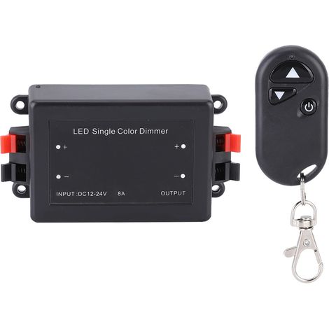Variateur Led 3 Boutons - Dc 12-24v - Contrôle Lumière Monocouleur - Télécommande Sans Fil Rf - Pour Bandes Et Spots (1/5)