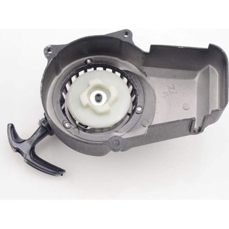 Démarreur en Aluminium Pédales de démarrage et pièces Noir Facile À Tirer À Rivet Remplacement pour 47CC 49cc Engrenage 2 Temps Boucle Pocket Bike Dirt Bike
