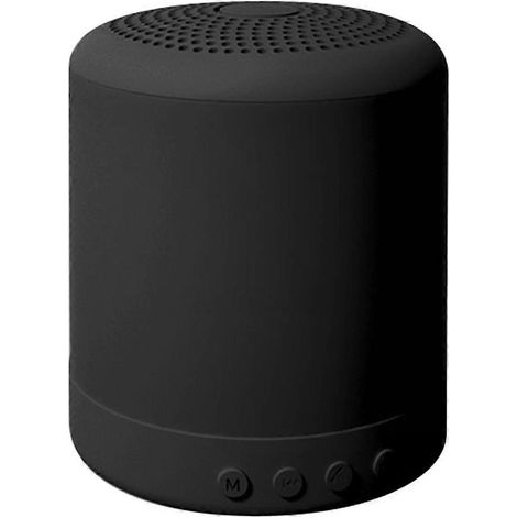 Haut-parleur stéréo mini avec caisson de basses 300M/Ah (noir) (1/5)