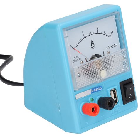 Alimentation DC Réglable P-0503C 3A 110-240V Tension Variable Précise Compteur Volt Standard US (1/5)