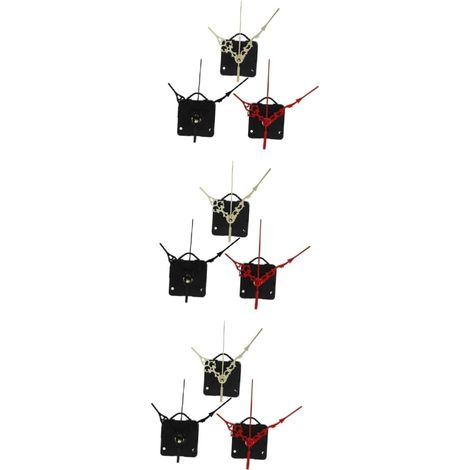 Lot De 9 Horloges Murales À Pendule pour Salon Mécanisme D'horloge À Silencieux Horloges Murales pour La Décoration Intérieure (1/5)