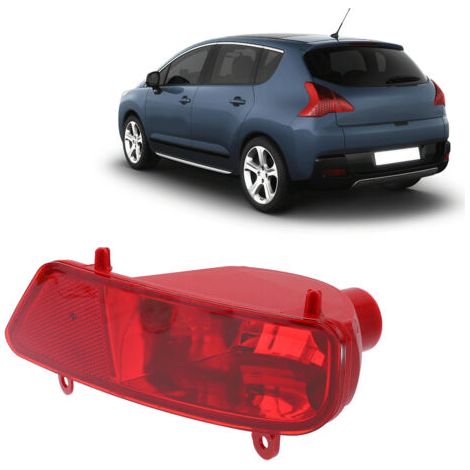DEESSE SHOP-Feu arrière de brouillard pour Peugeot 3008 5008 2009-2016 – Plastique résistant – Installation simple – Améliore la visibilité (1/5)
