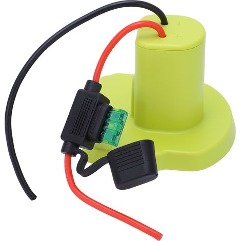 Ryobi One+ 18V Akku-Adapter mit zwei Sicherungen, 14 AWG Kabel, Stromwandler für DIY-Roboterspielzeug (1/5)