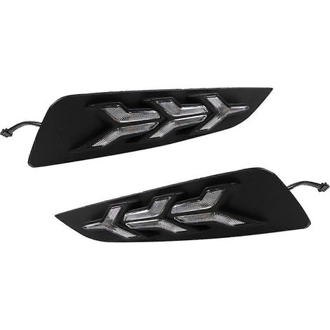 Für MG6 MG 6 17-19 LED-Nebelscheinwerfer mit Blinker, Gelb+Weiß+Blau