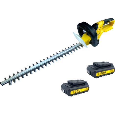 Nemura – Taille-haies électrique 20V avec 2 batteries 2Ah – Moteur Brushless – Longueur de coupe 51cm – Diamètre de coupe 17mm