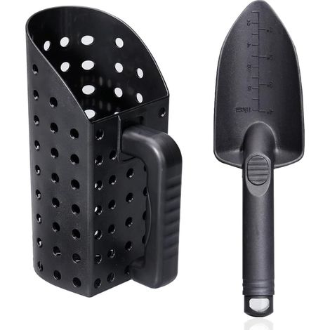 détecteur de métaux Set de pelles à Sable, Set de pelles pour la détection de métaux et Le Jardinage, Accessoires pour Creuser la Plage, pelles pour détecter Les métaux, Creuser sur la Plage