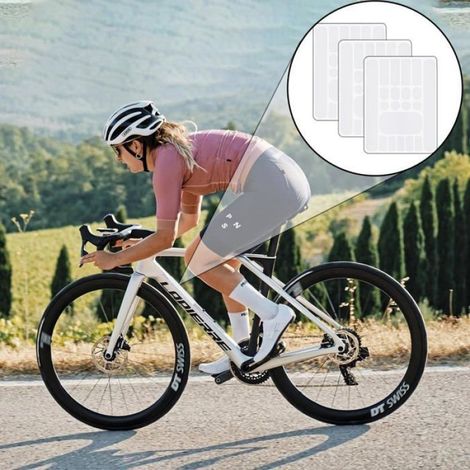 Film Protecteur Cadre Vélo Transparent – Lot de 3, Autocollant Anti-Rayures, Résistant aux Intempéries pour VTT, Vélo de Route (1/5)