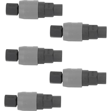 5 Kits de Raccords Pneumatiques à Verrouillage Instantané Type C, Filetage Femelle (SF+PF20) (1/5)
