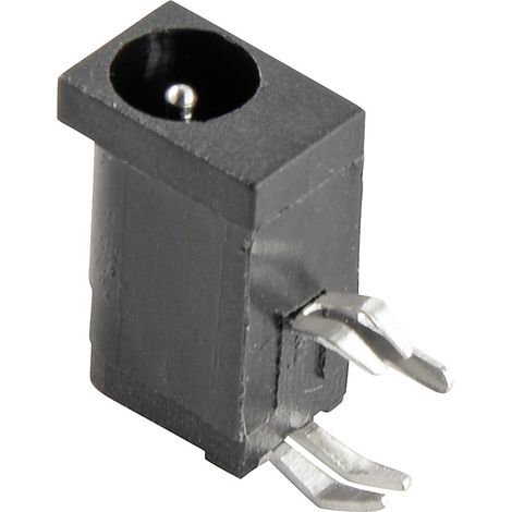 TRU COMPONENTS  Niedervolt-Steckverbinder Buchse, Einbau horizontal  4.2 mm 1.1 mm 1 St.