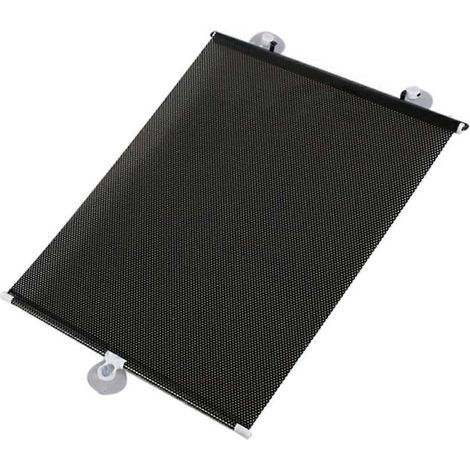 2 pare-soleil rétractables pour vitres de voiture, 40 x 60 cm, anti-éblouissement, installation facile. (1/4)