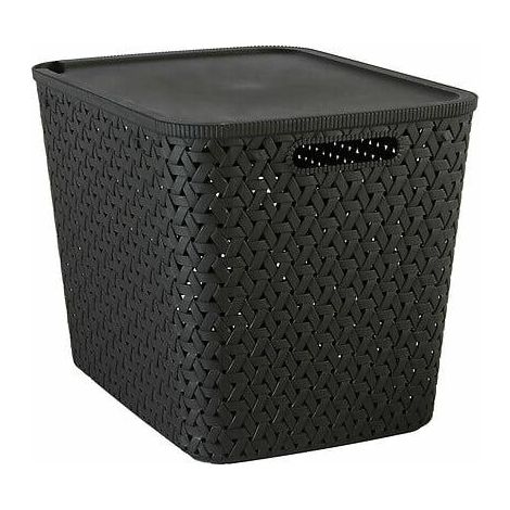 Korb tressy aus schwarzem kunststoff 28l - 5five (1/3)
