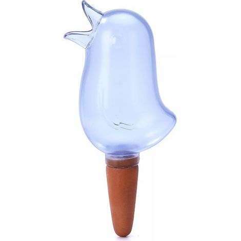 (bleu) 5pcs Piquets D'arrosage Automatique, Plantes d'oiseaux Mignonnes, Pics D'arrosage Automatiques pour Plantes D'intérieur et D'extérieur et Fleurs en Pot (1/5)