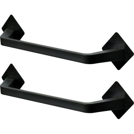 Porte-serviettes sans perforation, rangement sanitaire pour WC et bain (1/4)
