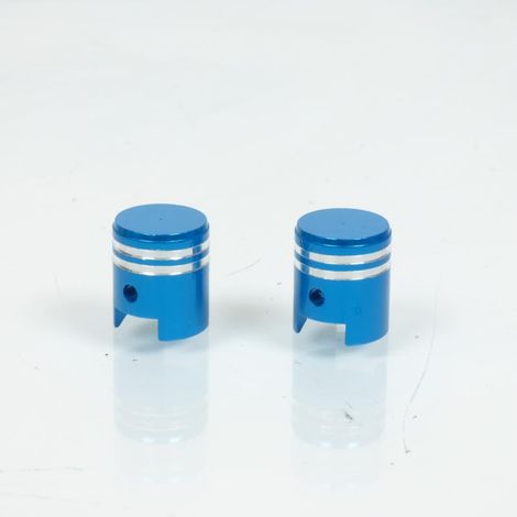 Bouchon de valve en forme de piston bleu TNT pour auto Neuf (1/2)