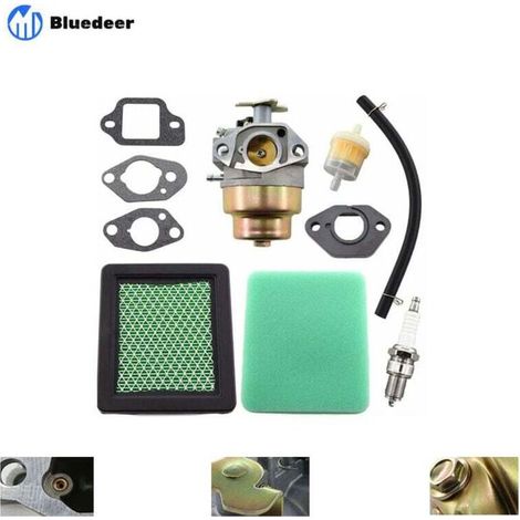 Carburatore con guarnizione e kit filtro aria per Honda GCV135 GCV160 GC135 GC160 Motore HRB216 HRR216 HRS216 HRT216 HRZ216 Sostituisce 16100-Z0L-023 E Bluedeer (1/4)