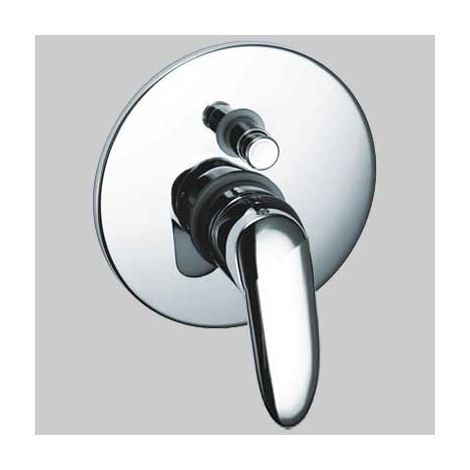 MONOCOMANDO DOCCIA INCASSO CON DEVIATORE PRIMA - Cromo