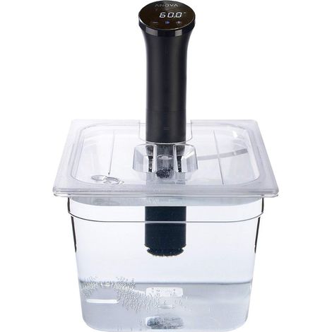 Sous Vide Tools Contenitore in Policarbonato Trasparente da 11.6 Litri, Coperchio Tagliato su Misura per Adattarsi al Circolatore Termico Anova Nano Sous Vide Cooker, Senza Bpa, Antiaderente (1/5)