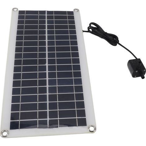Kit Pompe Fontaine Solaire Écologique Économique DC12V 50W Panneau Polycristallin Pompe à Eau pour Bassin de Jardin (1/5)