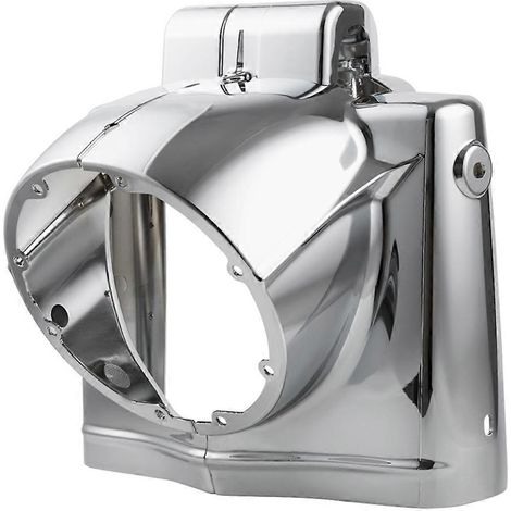 Cache de phare rond chromé de 7 pouces pour Harley Touring Road King 2014-2024 2016 2018 2020 Accessoires moto (1/5)