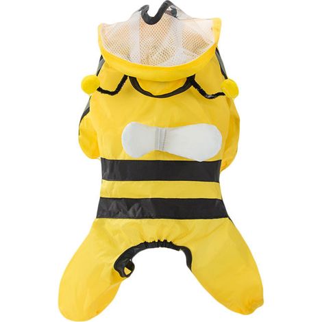 Imperméable pour animaux de compagnie, à quatre pattes, tout compris, pour chiens moyens et grands, vêtements de pluie d'extérieur, vêtements respirants pour chiots (XXL)