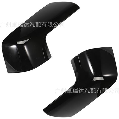 A pair of brilliant black mirror covers for Chevrolet GMC Silverado 1500 Sierra 1500 (1/4)