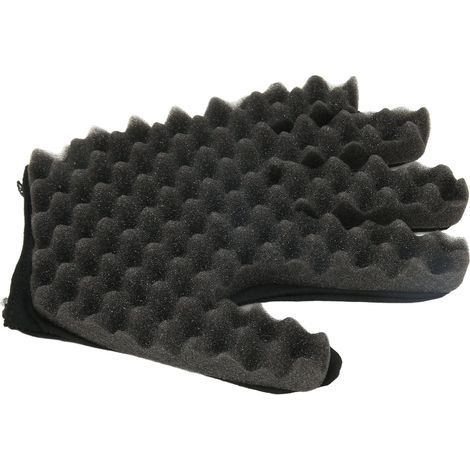 Gant Éponge pour Cheveux Bouclés et Afro, Accessoire de Coiffure Portable pour Salon