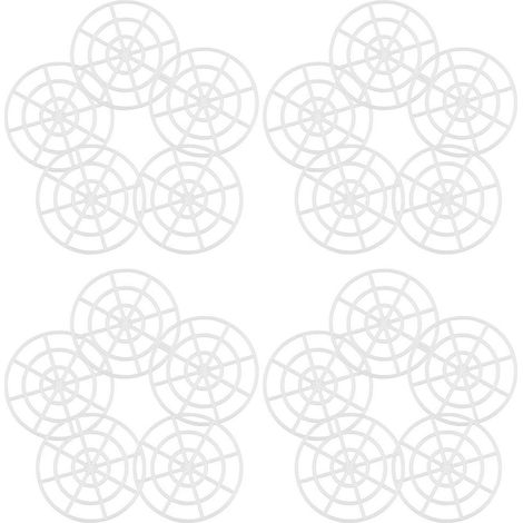Lot de 20 plaques de pression à mailles pour bocaux de fermentation, presse-légumes à large ouverture, outils de fermentation pour conserves de légumes marinés (1/5)